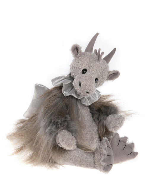 Charlie Bears 2023 Plush Collection dragon hatchling - Shadow Night